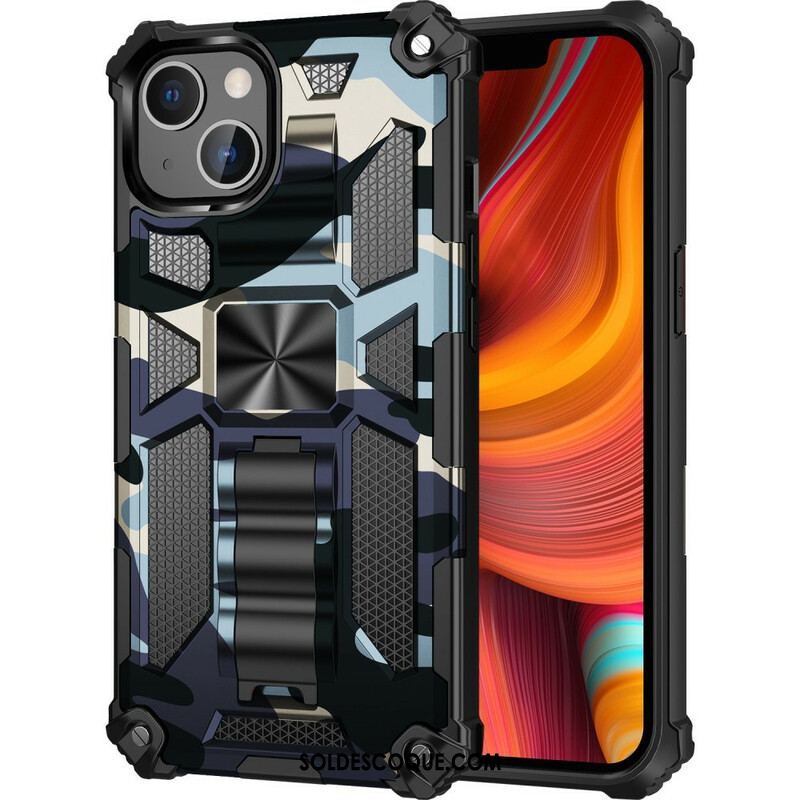 Coque iPhone 13 Mini Camouflage Support Amovible