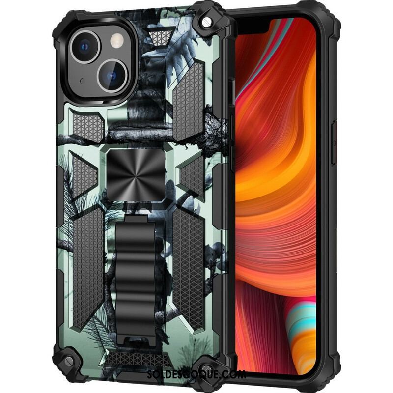 Coque iPhone 13 Mini Camouflage Support Amovible