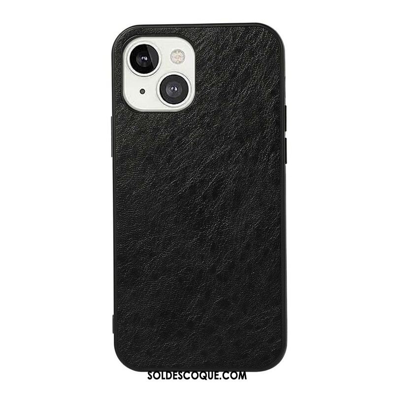 Coque iPhone 13 Mini Effet Cuir Élégance