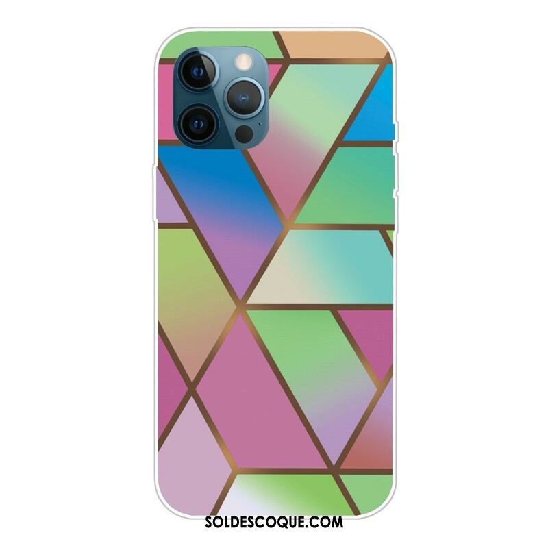 Coque iPhone 13 Pro Marbre Géométrie