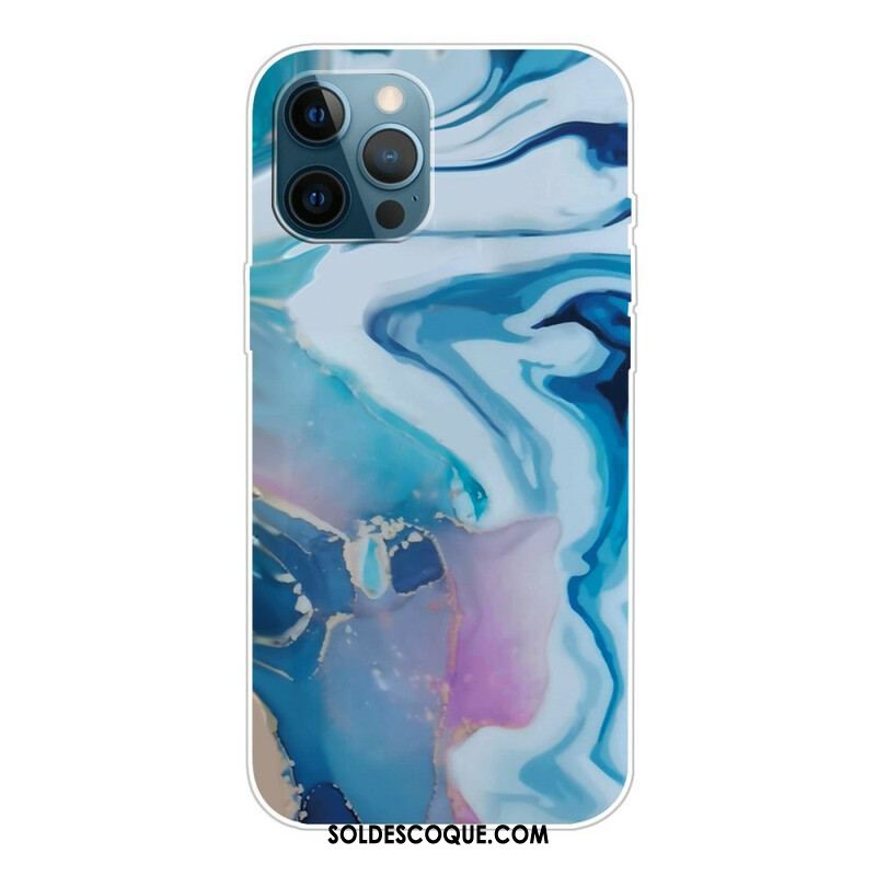 Coque iPhone 13 Pro Marbre Géométrique Décliné