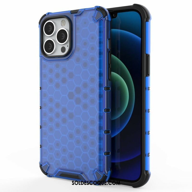 Coque iPhone 13 Pro Max Style Nid d'Abeille