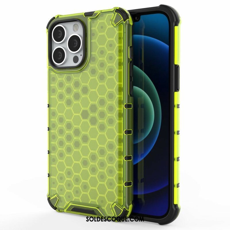 Coque iPhone 13 Pro Max Style Nid d'Abeille