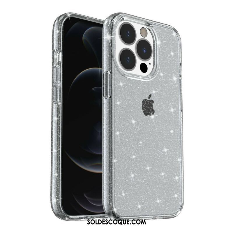 Coque iPhone 13 Pro Transparente Paillettes