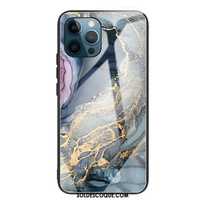 Coque iPhone 13 Pro Verre Trempé Marble