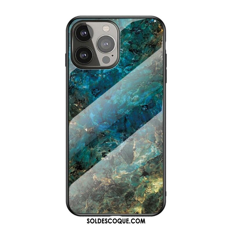 Coque iPhone 13 Pro Verre Trempé Marble Colors