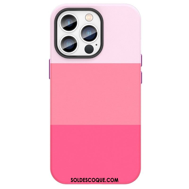 Coque iPhone 14 Bandes Colorées