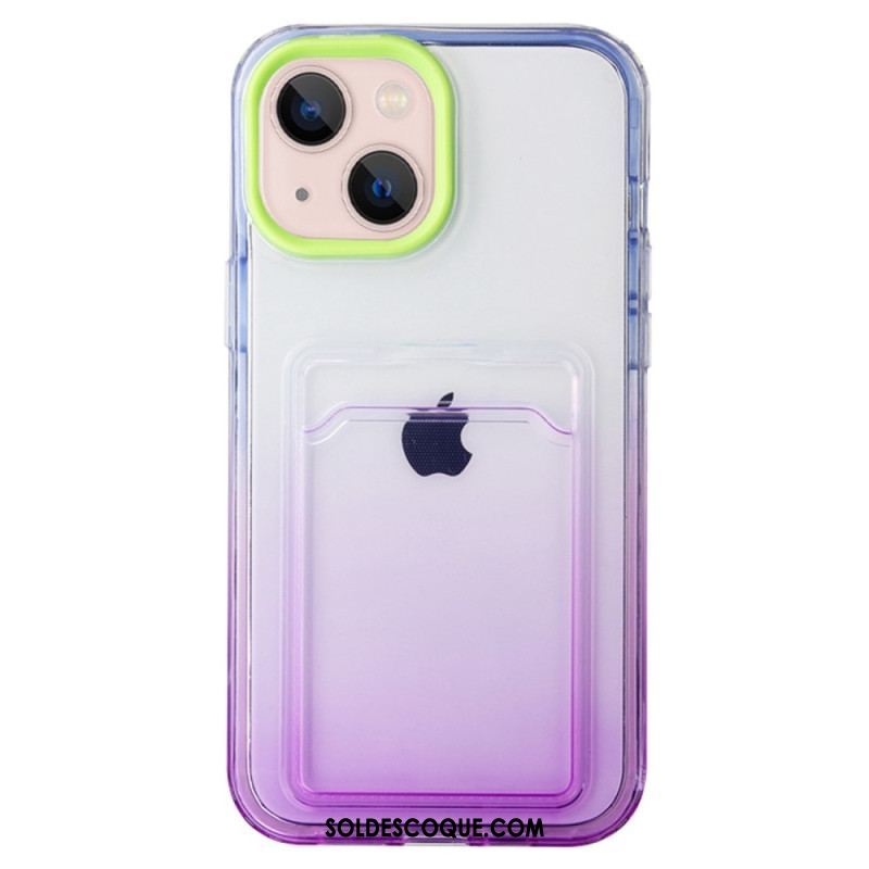 Coque iPhone 14 Gradient Porte-Carte