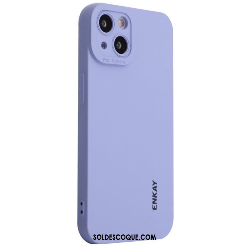 Coque iPhone 14 Plus Silicone Liquide ENKAY