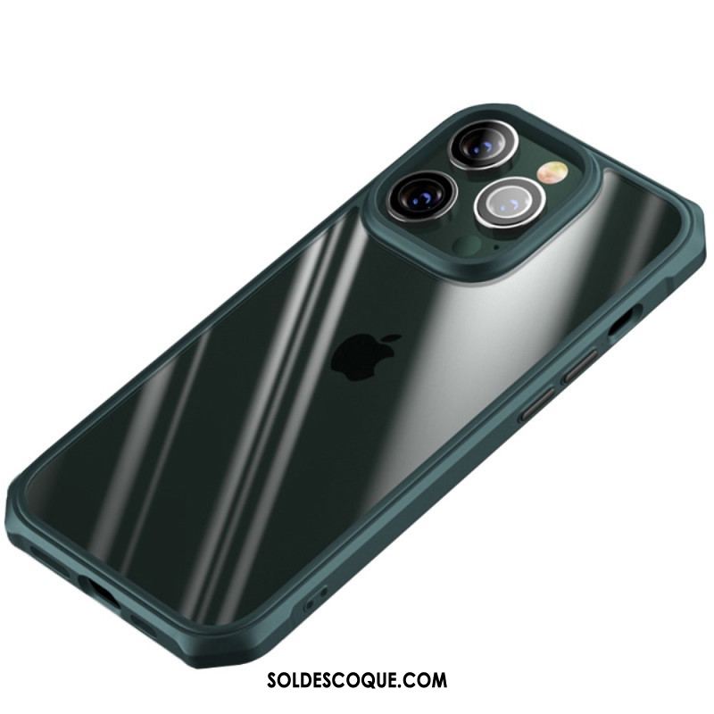 Coque iPhone 14 Pro Hybride Boutons Colorés