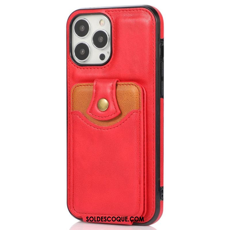 Coque iPhone 14 Pro Max Porte-Cartes Rabattable