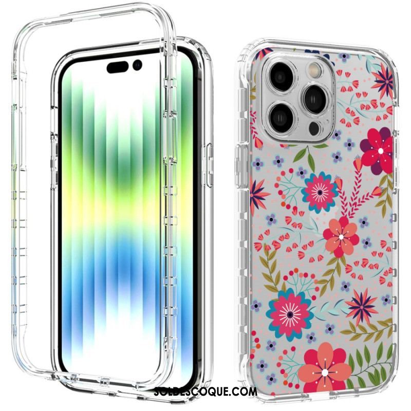 Coque iPhone 14 Pro Max Renforcée Florale