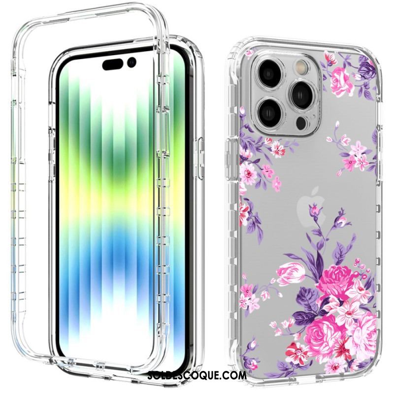 Coque iPhone 14 Pro Max Renforcée Florale