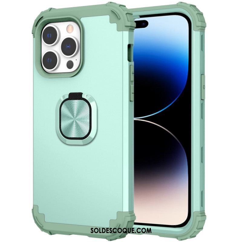 Coque iPhone 14 Pro Max Renforcée avec Anneau-Support