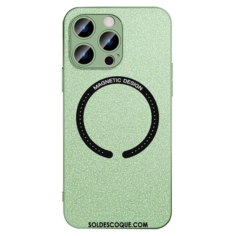 Coque iPhone 14 Pro Simili Cuir Compatible Magsafe