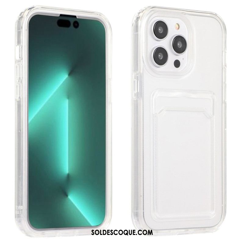 Coque iPhone 14 Pro Transparente Porte-Carte