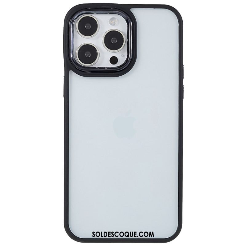 Coque iPhone 14 Pro Transparente Rebords Colorés