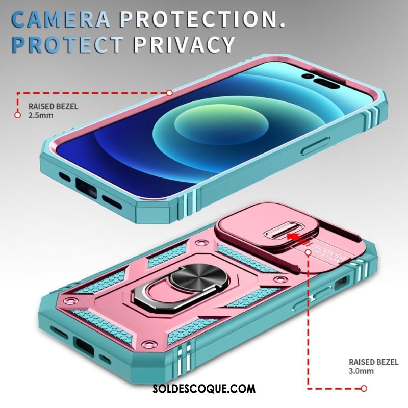 Coque iPhone 14 Pro Ultra Résistante Multi-Fonctionnelle Bicolore