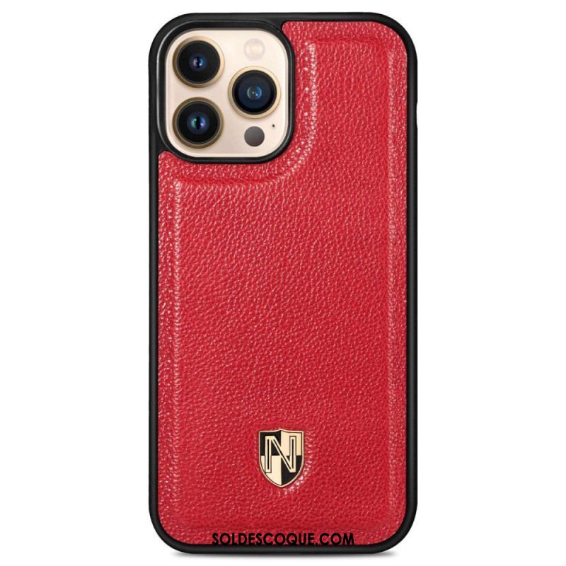 Coque iPhone 14 Pro Véritable Cuir CASENEO