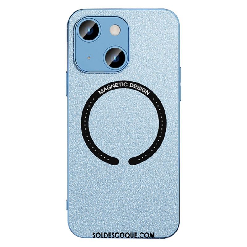 Coque iPhone 14 Simili Cuir Compatible Magsafe