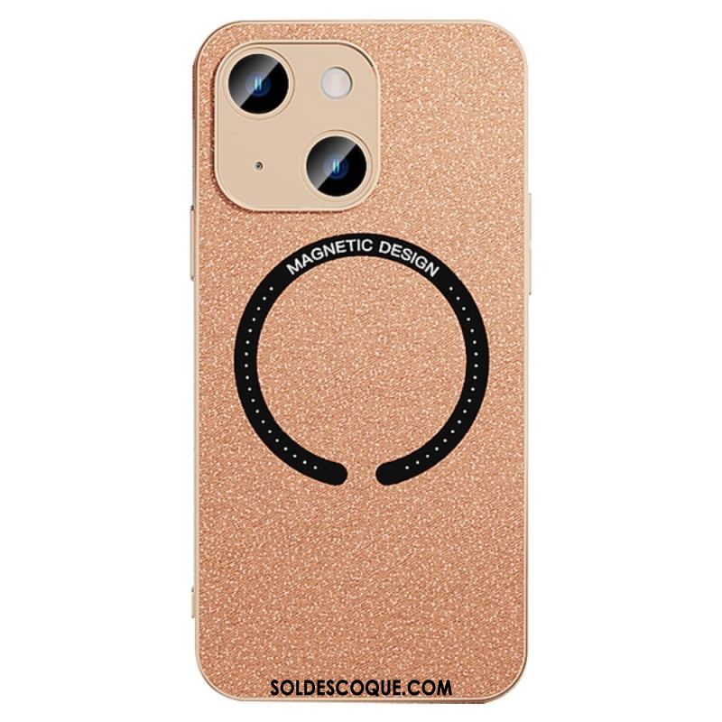 Coque iPhone 14 Simili Cuir Compatible Magsafe