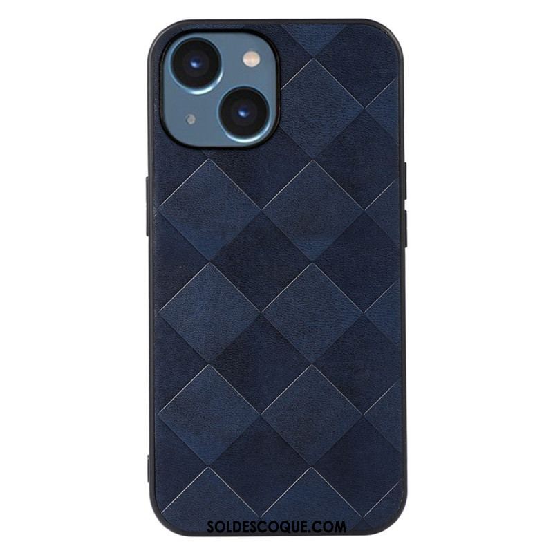 Coque iPhone 14 Texture Tissée