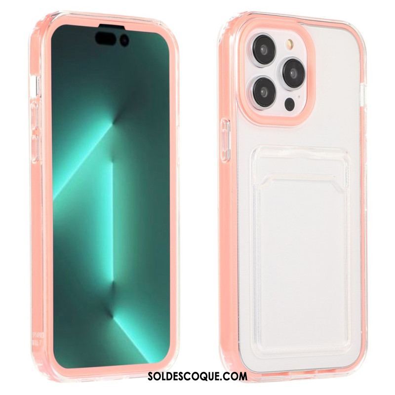 Coque iPhone 14 Transparente Porte-Carte