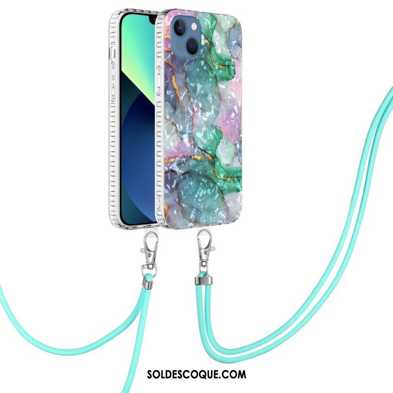 Coque iPhone 14 à Cordon Stylée