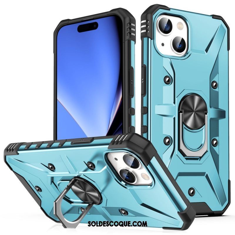 Coque iPhone 15 Plus Anneau-Support Magnétique