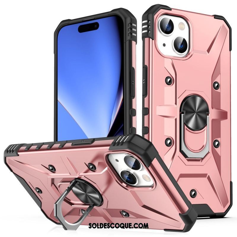 Coque iPhone 15 Plus Anneau-Support Magnétique