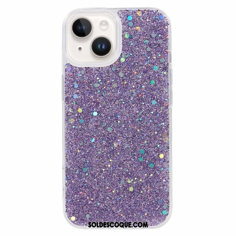 Coque iPhone 15 Plus Paillettes