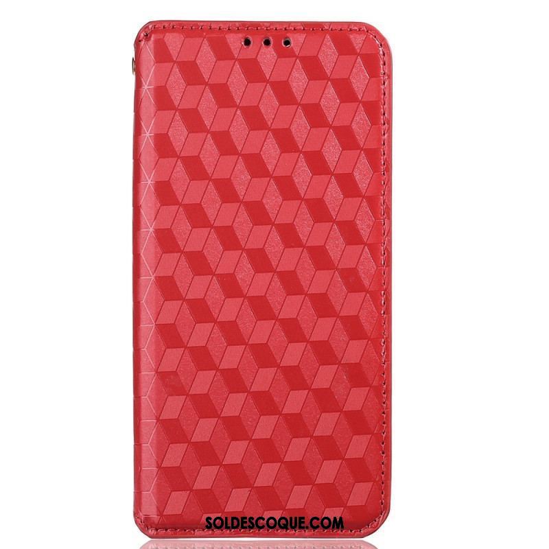 Flip Cover Moto G73 5G Motif 3D