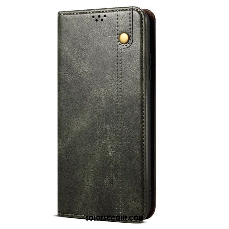 Flip Cover OnePlus Nord 2 5G Simili Cuir Ciré