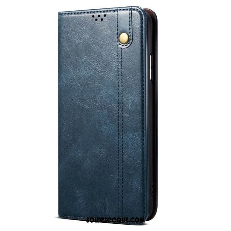 Flip Cover OnePlus Nord 2 5G Simili Cuir Ciré