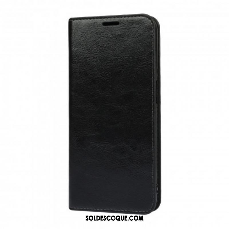 Flip Cover Oppo A54 5G / A74 5G Cuir Véritable