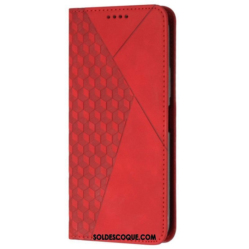 Flip Cover Oppo Find X5 Lite Simili Cuir Motif