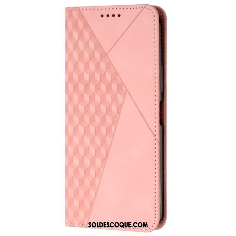 Flip Cover Oppo Find X5 Lite Simili Cuir Motif