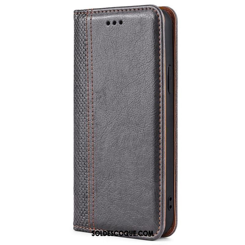 Flip Cover Oppo Reno 7 Simili Cuir Vintage