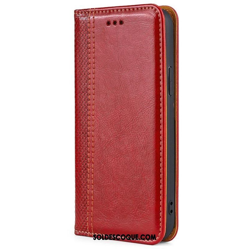 Flip Cover Oppo Reno 7 Simili Cuir Vintage