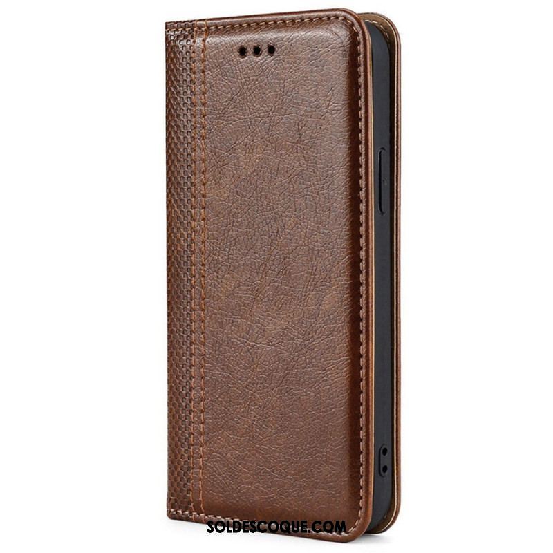 Flip Cover Oppo Reno 8 Simili Cuir Vintage