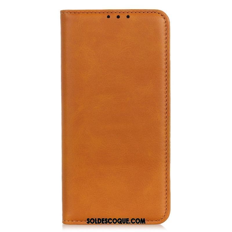 Flip Cover Samsung Galaxy A14 5G / A14 Cuir Fendu