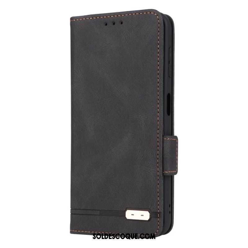 Flip Cover Samsung Galaxy A14 5G / A14 Texture Cuir