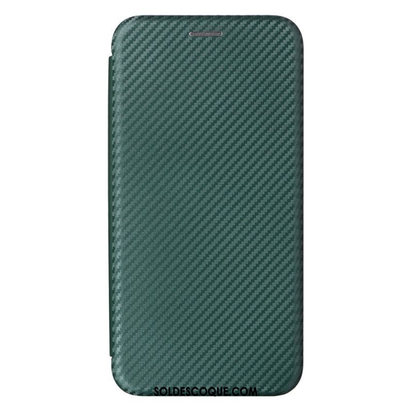 Flip Cover Samsung Galaxy A54 5G Fibre Carbone Colorée