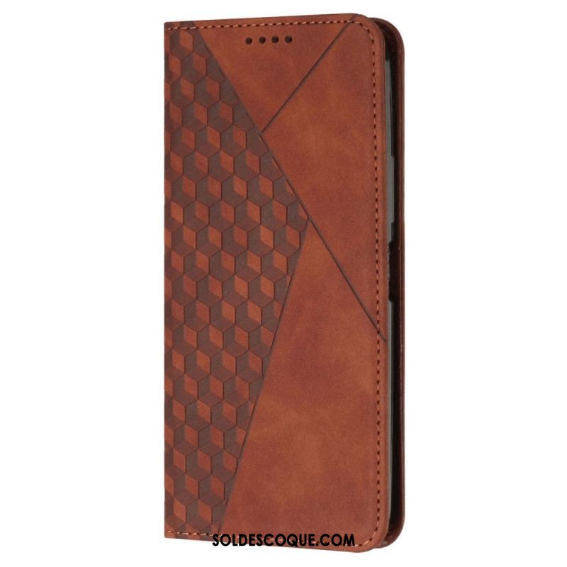 Flip Cover Samsung Galaxy A54 5G Style Cuir Motif 3D