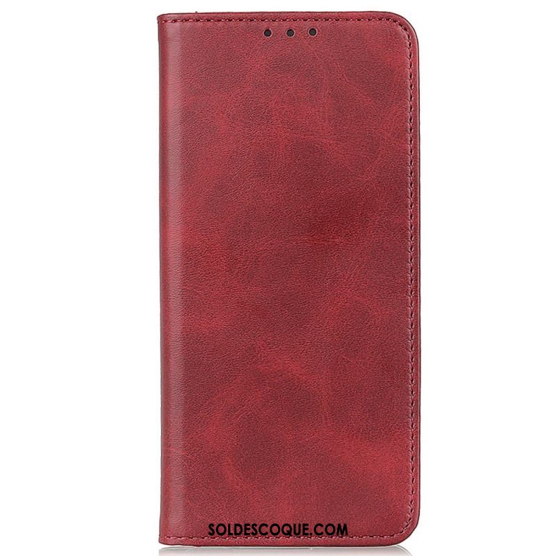 Flip Cover Samsung Galaxy M13 5G Cuir Fendu