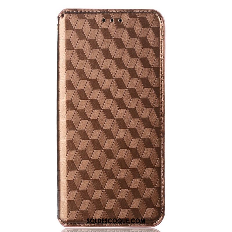 Flip Cover Samsung Galaxy M13 Cubes 3D