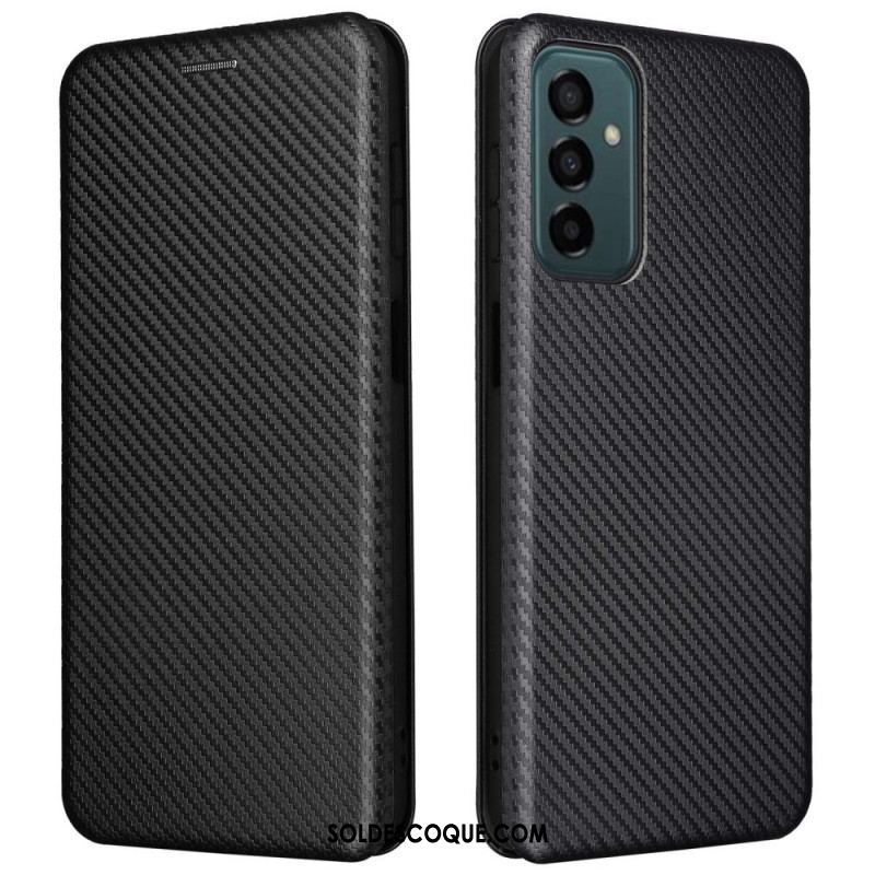 Flip Cover Samsung Galaxy M23 5G Fibre Carbone