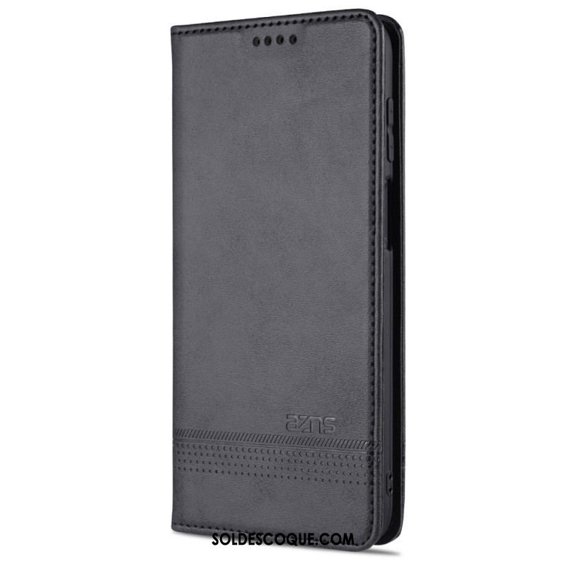 Flip Cover Samsung Galaxy M32 Style Cuir AZNS