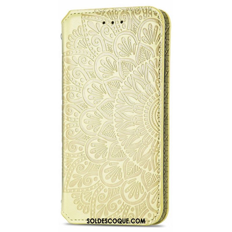 Flip Cover Samsung Galaxy M52 5G Simili Cuir Antiquaire