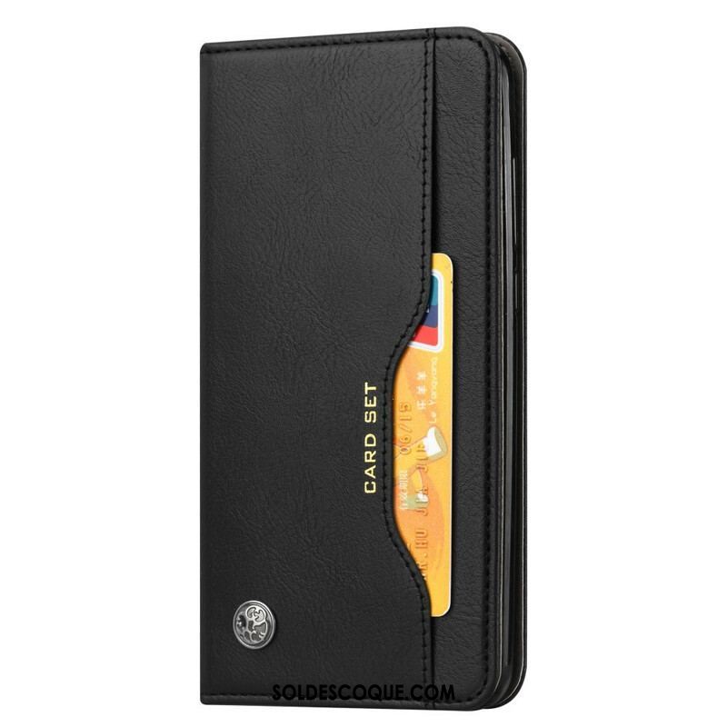 Flip Cover Samsung Galaxy Note 20 Ultra Simili Cuir Porte-Cartes